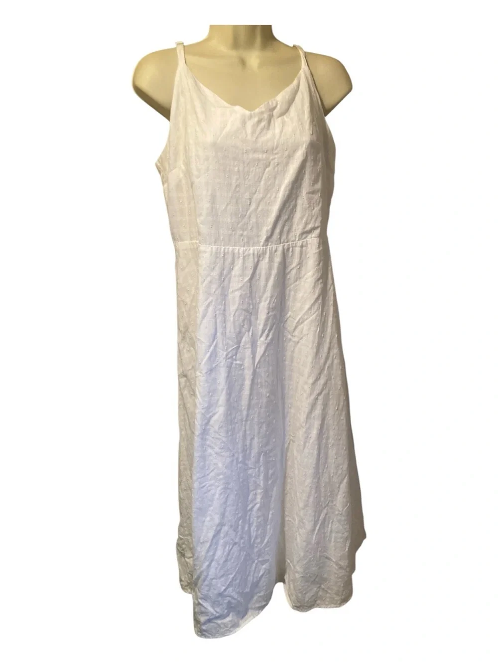 HOST PICK GAP White Spaghetti-Strap Midi Dress - Picture 2 of 2